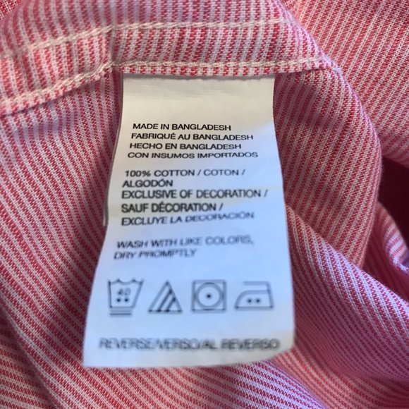 Men's Izod Saltwater Relaxed Classic Button-down Shirt XLT - Picture 9 of 10